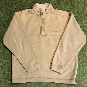 Columbia Olive Green Quarter-Zip Fleece